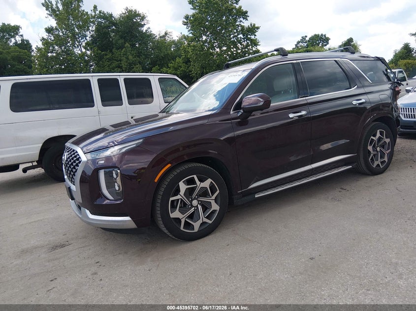 2021 Hyundai Palisade VIN KM8R7DHE8MU289164 IAAI salvage auction — REAR END, Salvage - Greater Than 75% (Maryland), sold $7,200 on 2026-07-23 (photo 2)