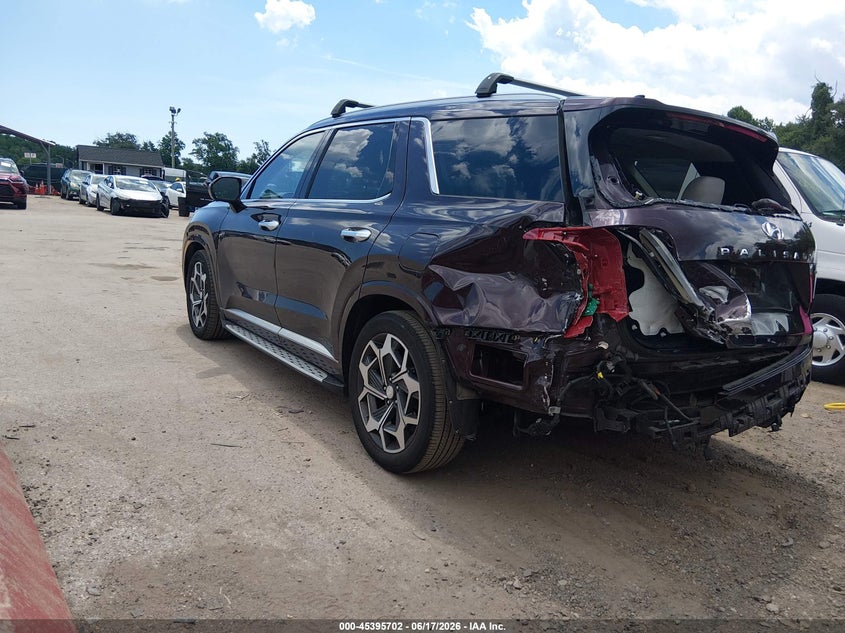 2021 Hyundai Palisade VIN KM8R7DHE8MU289164 IAAI salvage auction — REAR END, Salvage - Greater Than 75% (Maryland), sold $7,200 on 2026-07-23 (photo 3)