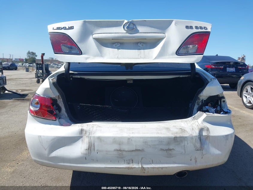 2004 Lexus Es 330 VIN JTHBA30G545042630 IAAI salvage auction — REAR END, Salvage (California), sold $975 on 2026-07-29 (photo 6)