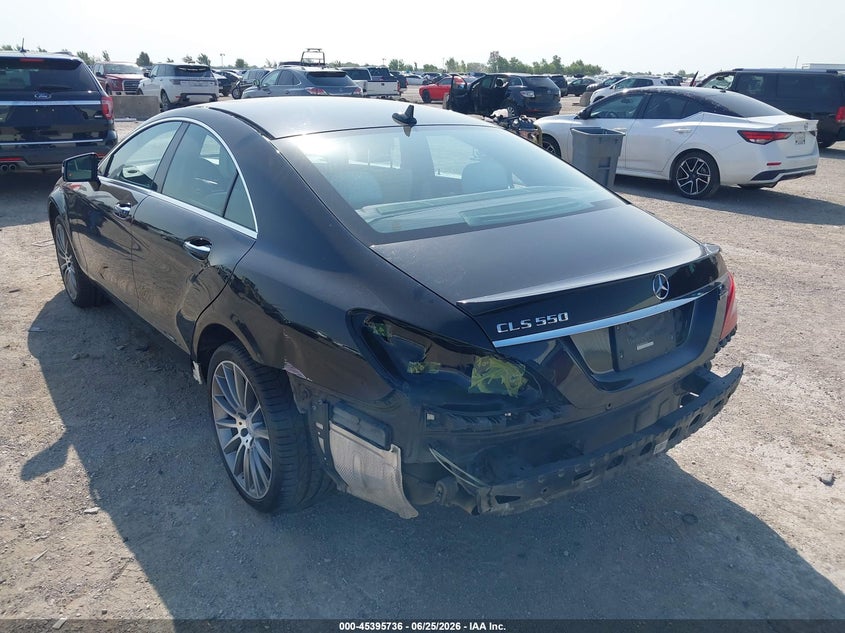 2016 Mercedes-benz Cls-klasse VIN WDDLJ7DB1GA179559 IAAI salvage auction — REAR END, Original (Texas), sold $12,350 on 2026-09-09 (photo 3)