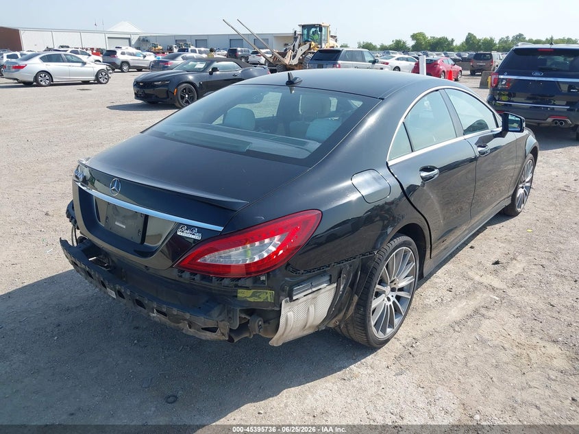 2016 Mercedes-benz Cls-klasse VIN WDDLJ7DB1GA179559 IAAI salvage auction — REAR END, Original (Texas), sold $12,350 on 2026-09-09 (photo 4)