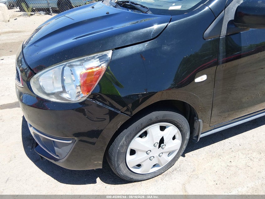 2018 Mitsubishi Mirage VIN ML32A3HJ8JH009071 IAAI salvage auction — NORMAL WEAR, Salvage Title, sold $525 on 2026-09-29 (photo 6)