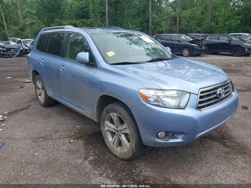 2008 Toyota Highlander VIN JTEDS43AX82036443 IAAI salvage auction — FRONT END, Salvage (Ohio), sold $3,675 on 2026-07-28 (photo 1)