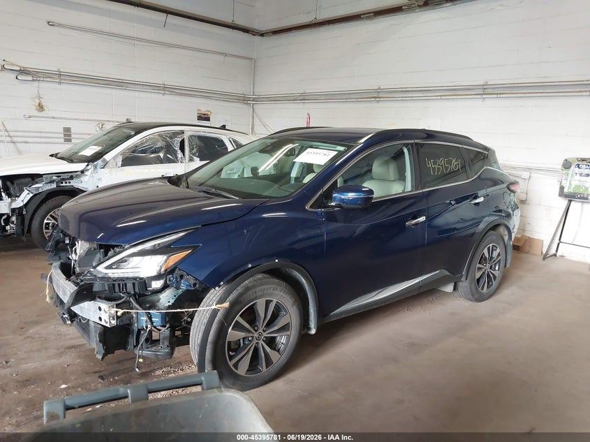 2022 Nissan Murano VIN 5N1AZ2BS9NC126718 IAAI salvage auction — FRONT END, Salvage Title, sold $7,950 on 2026-08-19 (photo 2)