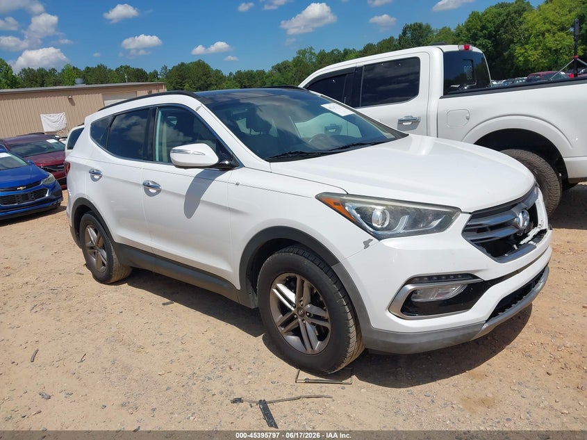 2017 Hyundai Santa fe VIN 5XYZUDLB1HG388717 IAAI salvage auction — FRONT END, Salvage (North Carolina), sold $2,300 on 2026-08-02 (photo 1)