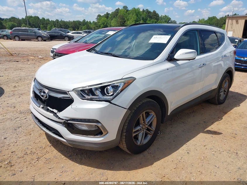 2017 Hyundai Santa fe VIN 5XYZUDLB1HG388717 IAAI salvage auction — FRONT END, Salvage (North Carolina), sold $2,300 on 2026-08-02 (photo 2)