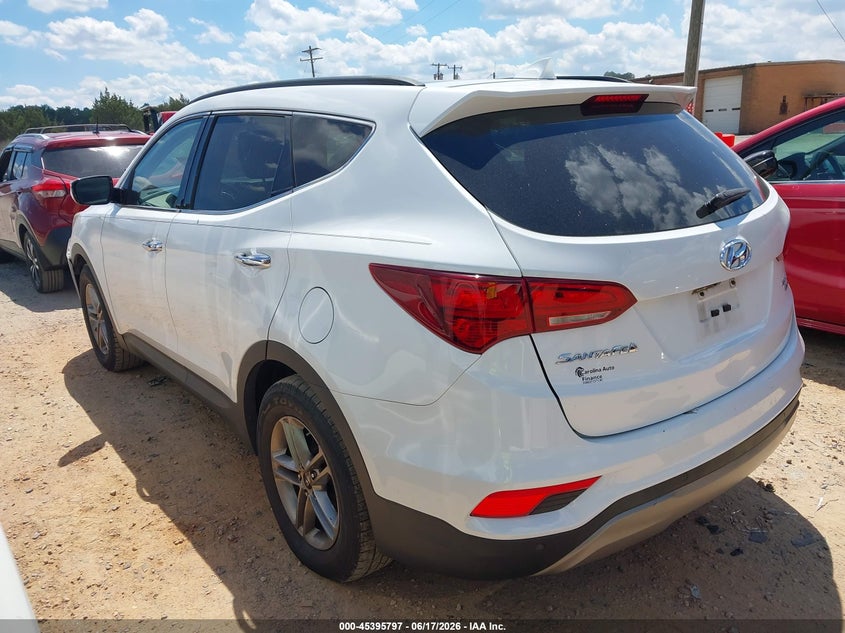 2017 Hyundai Santa fe VIN 5XYZUDLB1HG388717 IAAI salvage auction — FRONT END, Salvage (North Carolina), sold $2,300 on 2026-08-02 (photo 3)