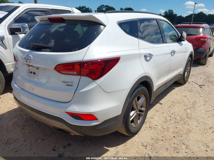 2017 Hyundai Santa fe VIN 5XYZUDLB1HG388717 IAAI salvage auction — FRONT END, Salvage (North Carolina), sold $2,300 on 2026-08-02 (photo 4)