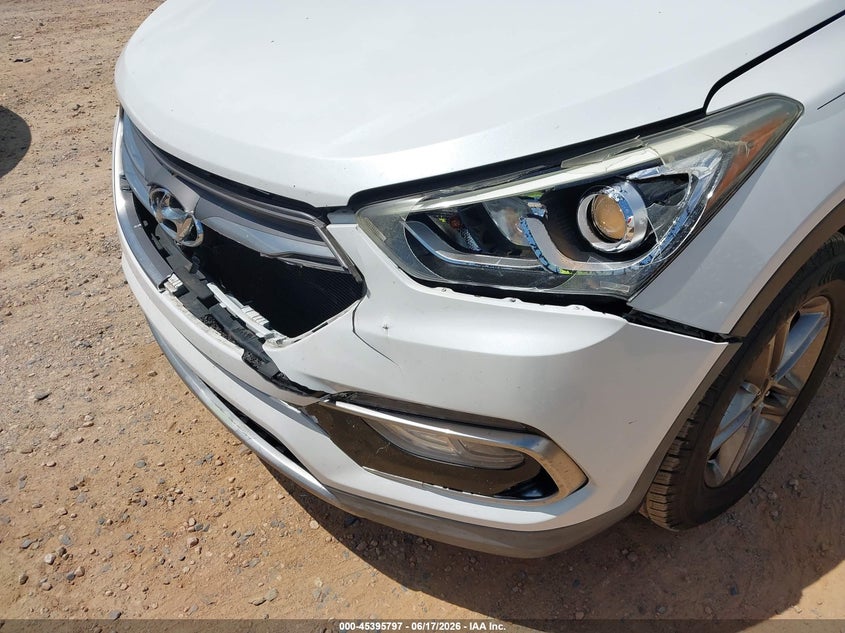 2017 Hyundai Santa fe VIN 5XYZUDLB1HG388717 IAAI salvage auction — FRONT END, Salvage (North Carolina), sold $2,300 on 2026-08-02 (photo 6)