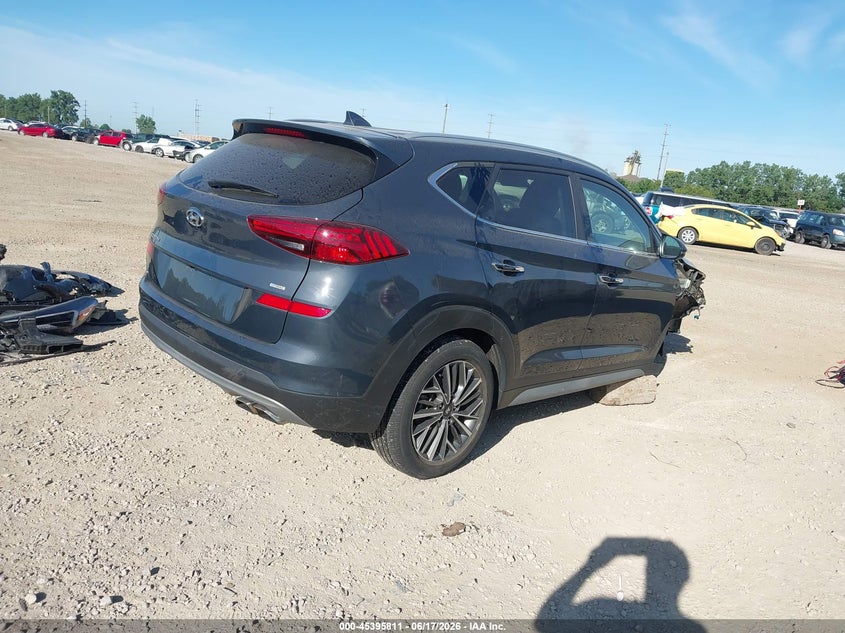 2021 Hyundai Tucson VIN KM8J3CAL7MU408334 IAAI salvage auction — FRONT END, Salvage (Ohio), sold $3,050 on 2026-07-08 (photo 4)