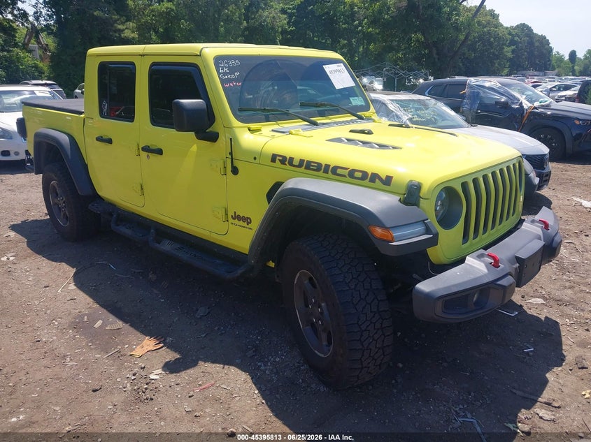 2023 Jeep Gladiator VIN 1C6JJTBG9PL563335 IAAI salvage auction — REAR END, Salvage Title, sold $13,300 on 2026-07-28 (photo 1)
