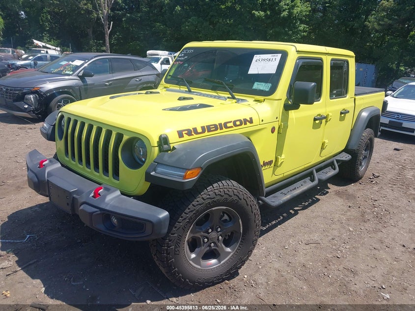 2023 Jeep Gladiator VIN 1C6JJTBG9PL563335 IAAI salvage auction — REAR END, Salvage Title, sold $13,300 on 2026-07-28 (photo 2)