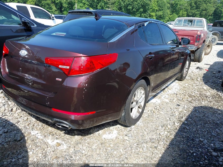 2011 Kia Optima VIN KNAGM4A79B5182130 IAAI salvage auction — FRONT END, Clear (Tennessee), sold $25 on 2026-07-29 (photo 4)