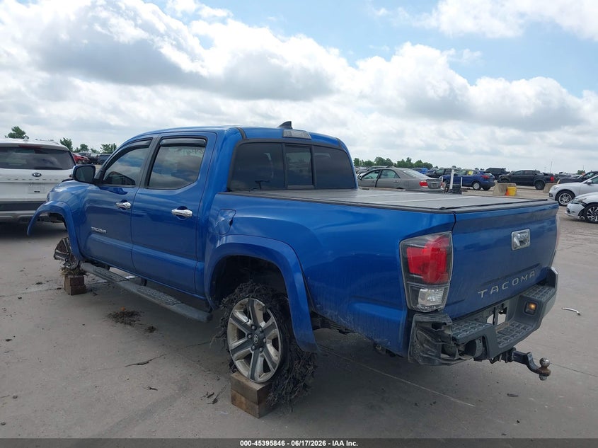 2016 Toyota Tacoma VIN 5TFAZ5CN1GX020788 IAAI salvage auction — FRONT & REAR, Salvage Title, sold $4,650 on 2026-07-12 (photo 3)