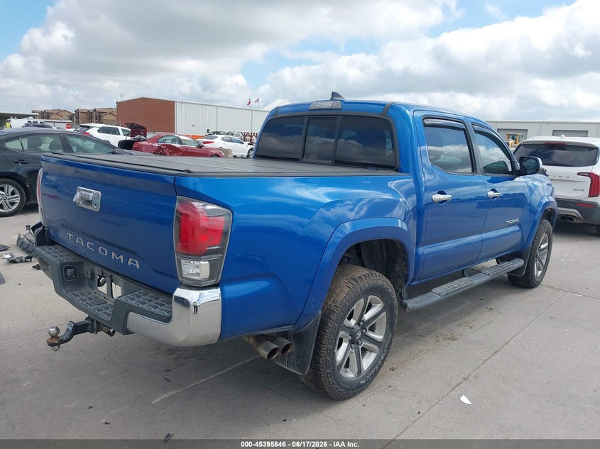 2016 Toyota Tacoma VIN 5TFAZ5CN1GX020788 IAAI salvage auction — FRONT & REAR, Salvage Title, sold $4,650 on 2026-07-12 (photo 4)