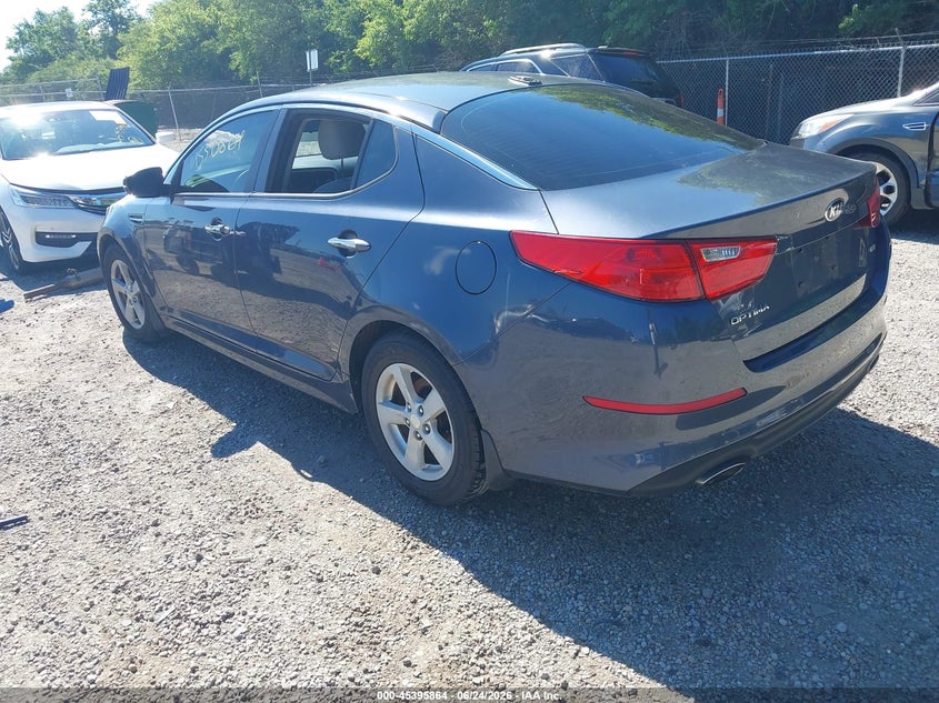 2015 Kia Optima VIN KNAGM4A7XF5547369 IAAI salvage auction — THEFT, Salvage (Ohio), sold $25 on 2026-07-28 (photo 3)