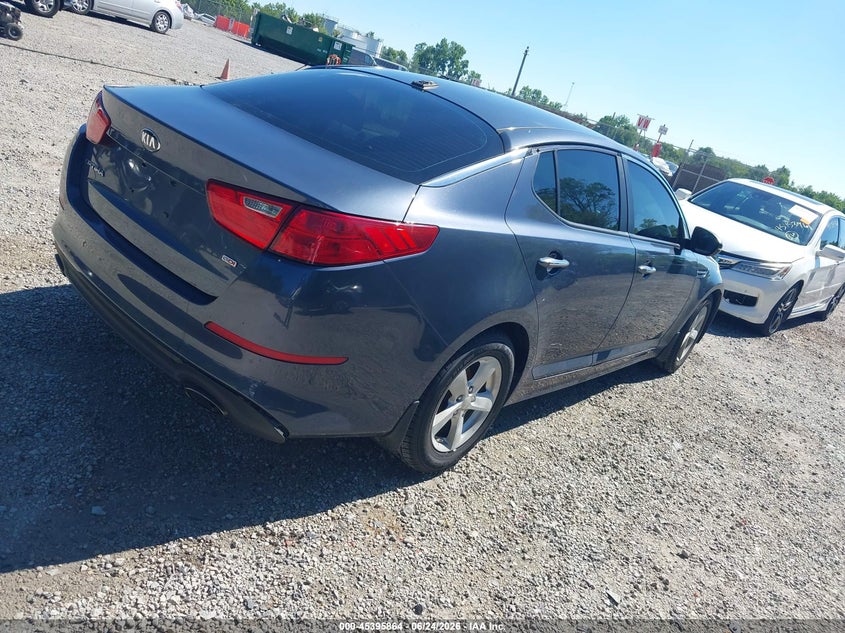 2015 Kia Optima VIN KNAGM4A7XF5547369 IAAI salvage auction — THEFT, Salvage (Ohio), sold $25 on 2026-07-28 (photo 4)