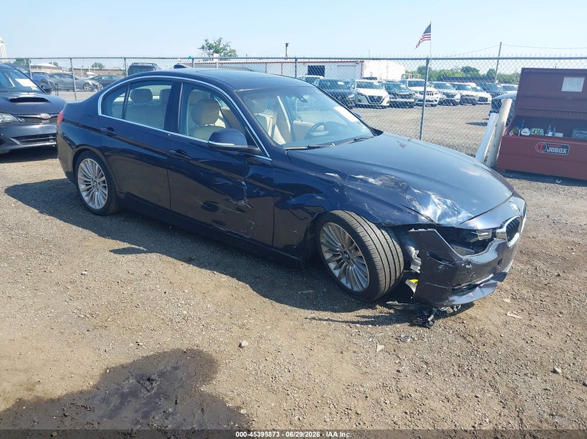 2015 BMW 3er VIN WBA3B3G5XFNR86429 IAAI salvage auction — FRONT END, Salvage (New Jersey), sold $2,150 on 2026-08-10 (photo 1)