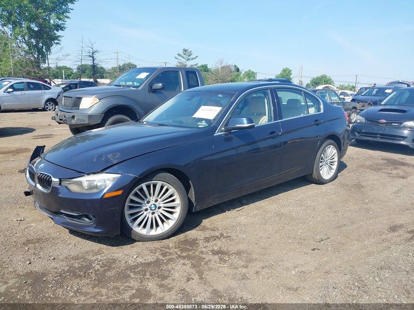 2015 BMW 3er VIN WBA3B3G5XFNR86429 IAAI salvage auction — FRONT END, Salvage (New Jersey), sold $2,150 on 2026-08-10 (photo 2)