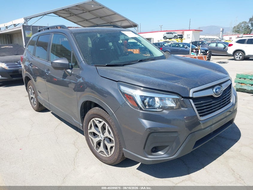 2020 Subaru Forester VIN JF2SKAJC1LH438454 IAAI salvage auction — LEFT SIDE, Salvage (California), sold $4,050 on 2026-07-15 (photo 1)