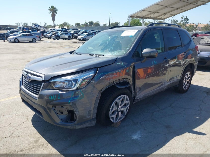 2020 Subaru Forester VIN JF2SKAJC1LH438454 IAAI salvage auction — LEFT SIDE, Salvage (California), sold $4,050 on 2026-07-15 (photo 2)