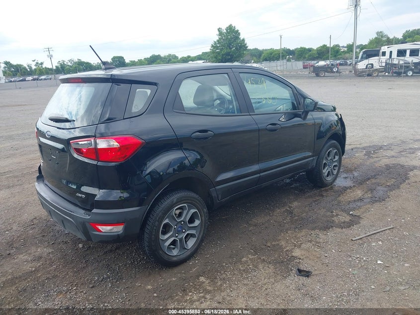 2021 Ford Ecosport VIN MAJ6S3FLXMC450952 IAAI salvage auction — FRONT END, Salvage (Virginia), sold $1,950 on 2026-07-07 (photo 4)
