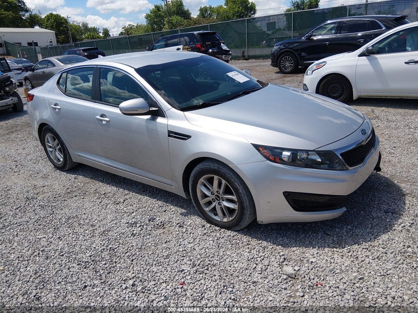 2011 Kia Optima VIN KNAGM4A73B5166618 IAAI salvage auction — FRONT END, Salvage (Idaho), sold $650 on 2026-07-15 (photo 1)