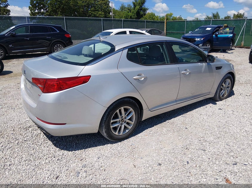 2011 Kia Optima VIN KNAGM4A73B5166618 IAAI salvage auction — FRONT END, Salvage (Idaho), sold $650 on 2026-07-15 (photo 4)