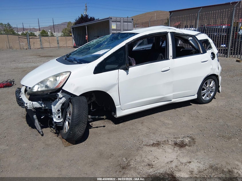 2010 Honda Fit VIN JHMGE8H42AS015030 IAAI salvage auction — ROLLOVER, Salvage (Nevada), sold $25 on 2026-07-24 (photo 2)