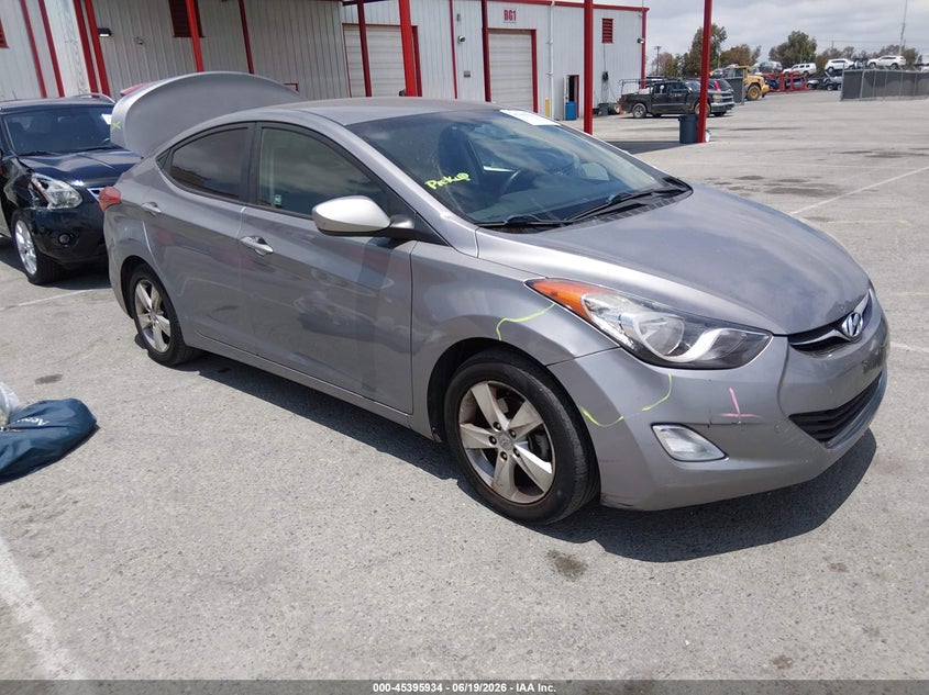 2013 Hyundai Elantra VIN KMHDH4AE8DU488541 IAAI salvage auction — REAR END, Salvage (California), sold $1,250 on 2026-07-16 (photo 1)