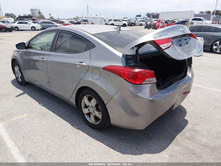 2013 Hyundai Elantra VIN KMHDH4AE8DU488541 IAAI salvage auction — REAR END, Salvage (California), sold $1,250 on 2026-07-16 (photo 3)