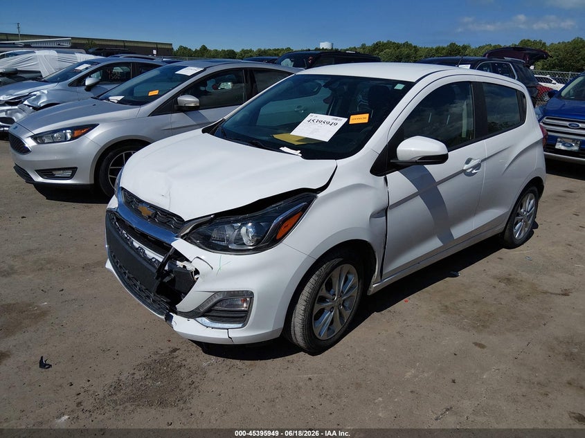 2022 Chevrolet Spark VIN KL8CD6SA9NC021373 IAAI salvage auction — FRONT END, Salvage (Ohio), sold $2,550 on 2026-07-08 (photo 2)