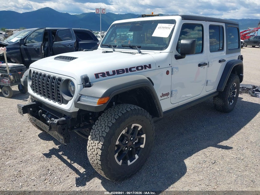 2026 Jeep Wrangler / VIN 1C4PJXFN1TW236567 IAAI salvage auction — FRONT END, Enterprise Vehicles Clear Only (Montana), sold $33,750 on 2026-07-09 (photo 2)