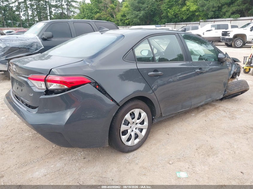 2024 Toyota Corolla VIN 5YFB4MDE1RP210443 IAAI salvage auction — FRONT & REAR, Original (Texas), sold $2,200 on 2026-07-23 (photo 4)
