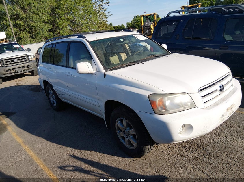 2005 Toyota Highlander VIN JTEDP21A550046992 IAAI salvage auction — NORMAL WEAR, Clear (Idaho), sold $475 on 2026-07-31 (photo 1)