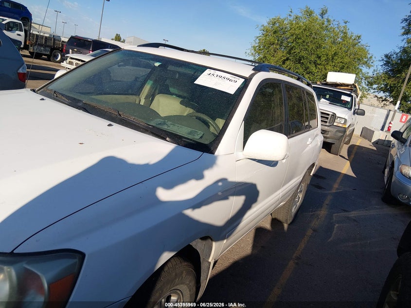 2005 Toyota Highlander VIN JTEDP21A550046992 IAAI salvage auction — NORMAL WEAR, Clear (Idaho), sold $475 on 2026-07-31 (photo 6)