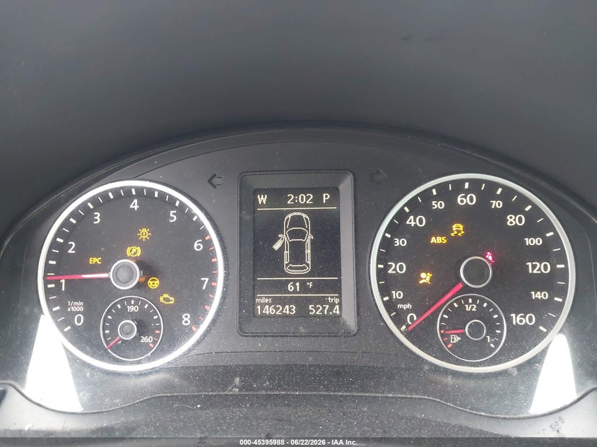 2010 Volkswagen Tiguan VIN WVGAV7AX4AW001673 IAAI salvage auction — LEFT REAR, Salvage (Ohio), sold $450 on 2026-07-14 (photo 7)