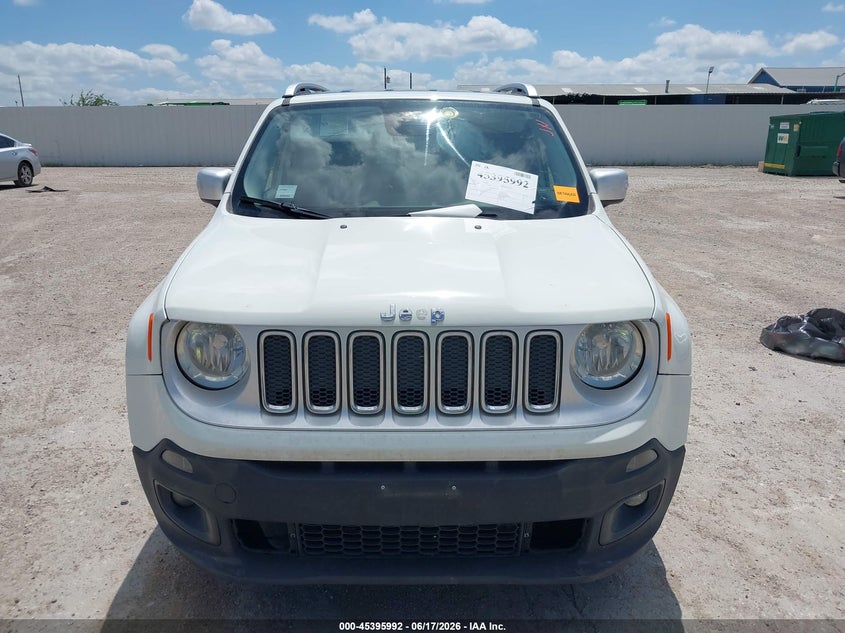 2016 Jeep Renegade VIN ZACCJADT0GPD64914 IAAI salvage auction — NORMAL WEAR, Salvage Title, sold $1,100 on 2026-07-15 (photo 6)