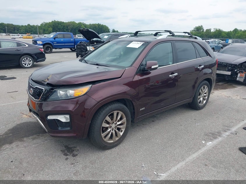 2013 Kia Sorento VIN 5XYKWDA22DG339518 IAAI salvage auction — FRONT END, Salvage Title, sold $1,450 on 2026-07-30 (photo 2)