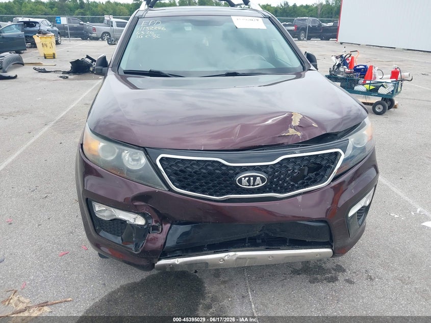 2013 Kia Sorento VIN 5XYKWDA22DG339518 IAAI salvage auction — FRONT END, Salvage Title, sold $1,450 on 2026-07-30 (photo 6)