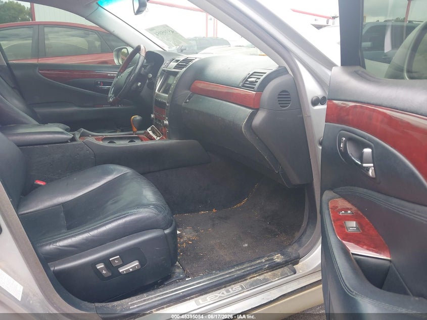 2007 Lexus Ls 460 VIN JTHBL46FX75048216 IAAI salvage auction — LEFT REAR, Clear (Mississippi), sold $525 on 2026-07-28 (photo 5)