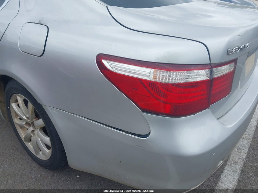 2007 Lexus Ls 460 VIN JTHBL46FX75048216 IAAI salvage auction — LEFT REAR, Clear (Mississippi), sold $525 on 2026-07-28 (photo 6)