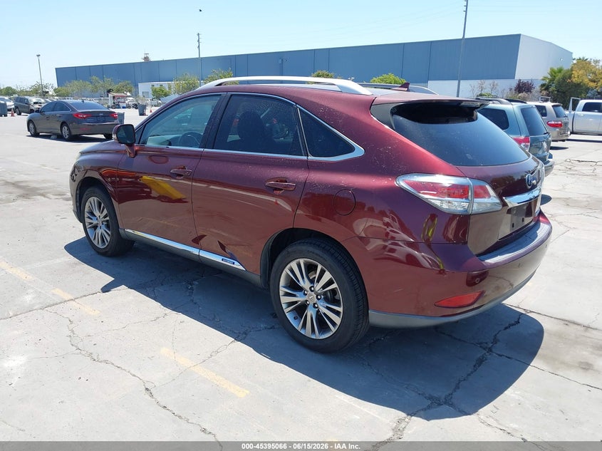 2013 Lexus Rx 450h VIN JTJBC1BA2D2441843 IAAI salvage auction — NORMAL WEAR, Clear - Dealer Only (California), sold $3,200 on 2026-07-29 (photo 3)