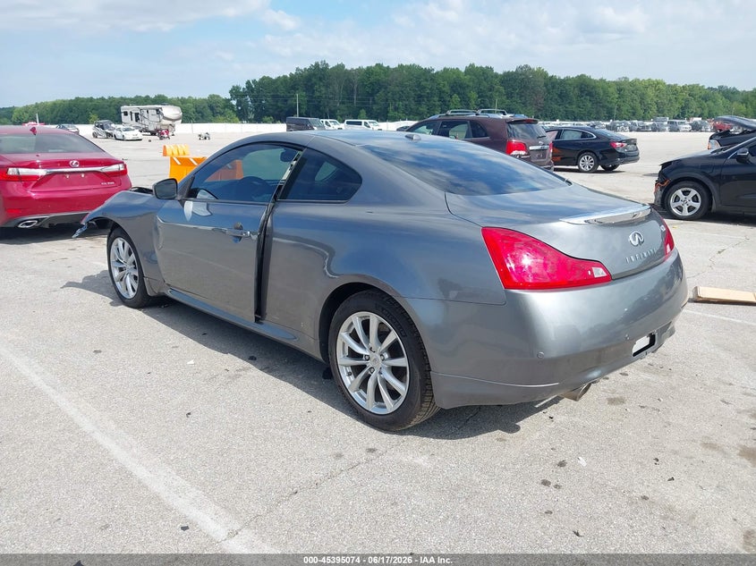 2012 Infiniti G VIN JN1CV6EL7CM470093 IAAI salvage auction — FRONT END, Clear (Indiana), sold $25 on 2026-07-23 (photo 3)
