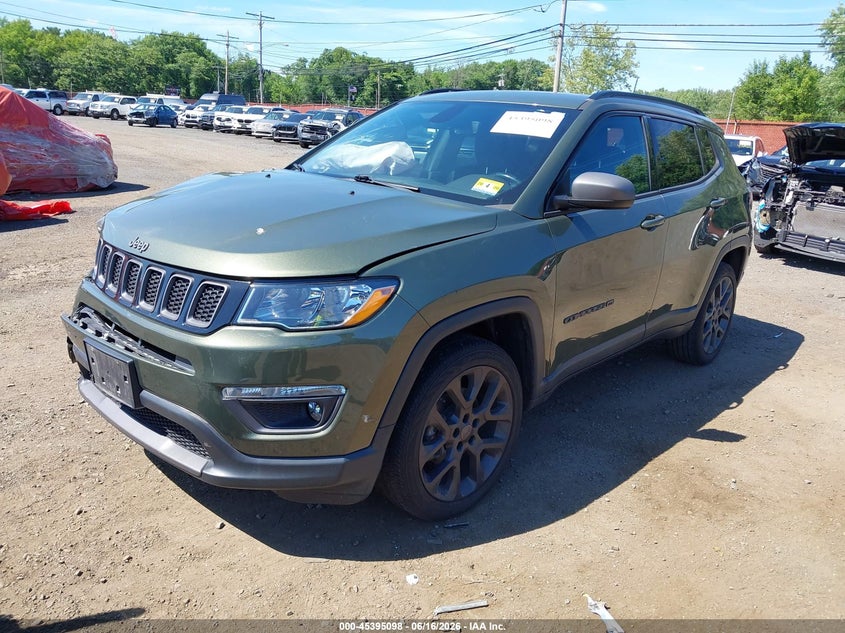 2021 Jeep Compass VIN 3C4NJDEBXMT568981 IAAI salvage auction — FRONT END, Salvage Title, sold $2,850 on 2026-07-18 (photo 2)