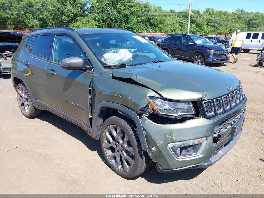 2021 Jeep Compass VIN 3C4NJDEBXMT568981 IAAI salvage auction — FRONT END, Salvage Title, sold $2,850 on 2026-07-18 (photo 6)