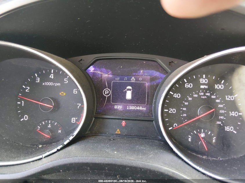 2016 Kia SEDONA VIN KNDMB5C18G6212407 IAAI salvage auction — NORMAL WEAR, Original (Texas), sold $1,350 on 2026-07-07 (photo 7)