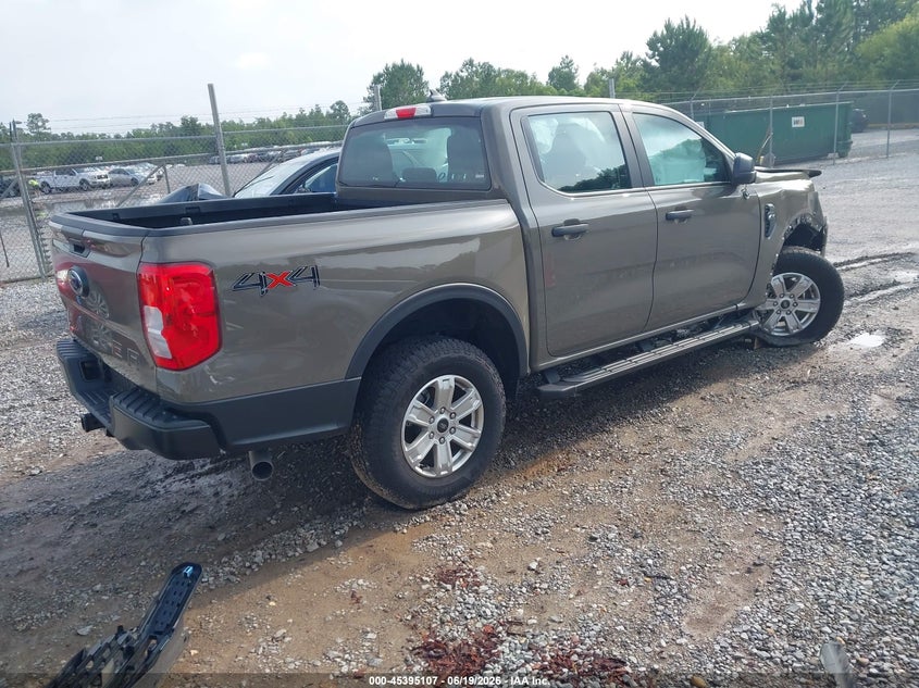 2025 Ford Ranger VIN 1FTER4PH3SLE13093 IAAI salvage auction — FRONT END, Salvage (Mississippi), sold $10,000 on 2026-07-24 (photo 4)