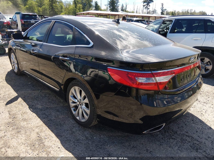 2013 Hyundai Azera VIN KMHFG4JGXDA245781 IAAI salvage auction — NORMAL WEAR, Clear (Washington), sold $550 on 2026-07-15 (photo 3)