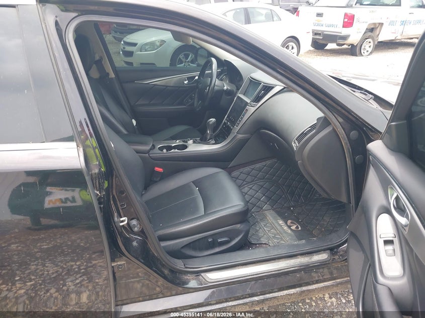 2016 Infiniti Q50 VIN JN1CV7AP0GM202460 IAAI salvage auction — NORMAL WEAR, Clear (Arkansas), sold $1,525 on 2026-07-16 (photo 5)